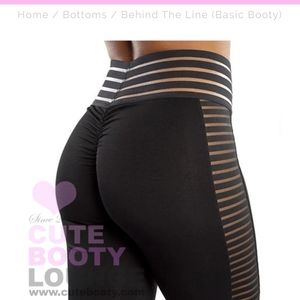 Black Cute Booty Lounge leggings
